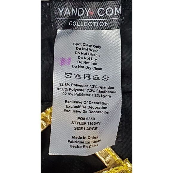 Yandy Ninja Costume Large Samurai Dragon Lady Fancy Dress Red Warrior Halloween - Picture 10 of 11